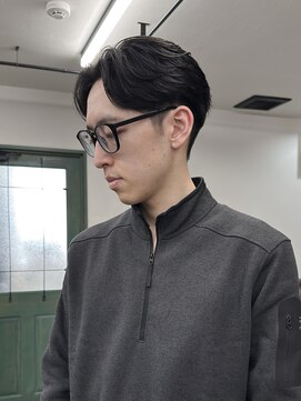 ソソ(soso) ショートセンターパートメンズ/パーマ/マッシュ