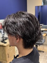ハッシュタグネイビー 仙台駅前店(#NAVY) 波巻きウルフツイスパウルフ仙台美容室シャドウパーマ仙台波巻き