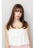 ロング×ストレート=お仕事モード