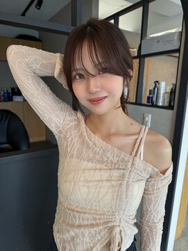 エトワ 中央店(etoi) 大分ミディアムボブレイヤー軽め韓国レイヤーくびれスタイル