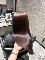 アネロ 名駅(anhelo)&nbsp;メテオ髪質改善ストレート×ピンクブラウン