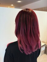 アズールサン 草加西口店(azule-sun)&nbsp;バレイヤージュ,ピンク,白髪ぼかし,デザインカラー【草加】