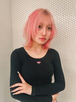 アンフィグ 吉祥寺(anfig)&nbsp;吉祥寺／ピンクカラーのレイヤーボブ