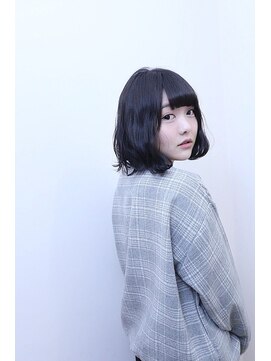 ルーム(Room private Salon) オン眉切りっぱなしボブ