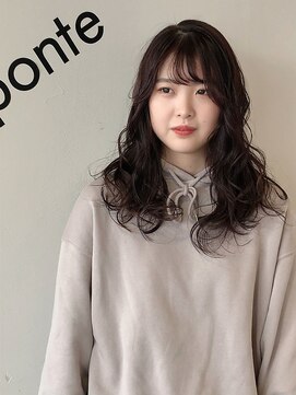 ポンテ 大野城店(ponte) 《韓国ヘア☆モカブラウン×オルチャンヘア》