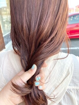 ヘアーブランドジン パルト(HAIR BRAND Jin Palt) 触りたくなる。柔らかオレンジブラウン。