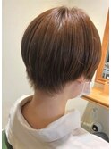 刈り上げショート×マットゴールド#３０代#４０代#５０代