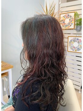 サイイン(saiin) デジタルパーマハイライトロング