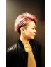 【男磨きメンズカラー★】カット+カラー＋眉・もみデザイン＋トリートメント