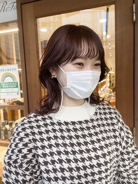 ネオリーブ クタ 町田店(Neolive kuta) 韓国風くびれミディ×ピンクブラウン【町田/町田駅】