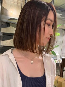 ジルブラン 国分寺(JIL BLAN) 大人ショートヘア/ハイライトカラー/イルミナカラー[国分寺]