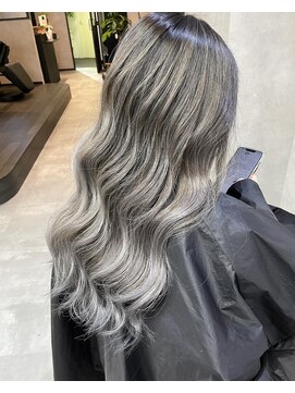 サニー 渋谷(SUNNY) グレーベージュニュアンスカラーアッシュミルクティー