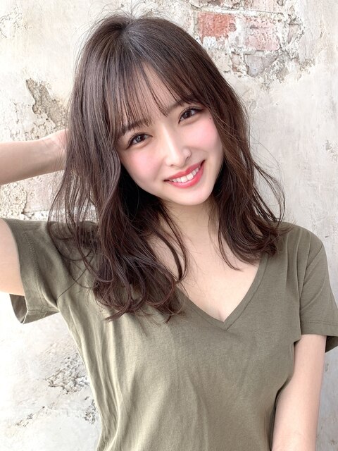 石原さとみさん風　20代30代好印象◎小顔大人ガーリープリカール