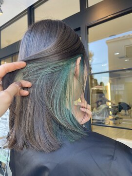 ジュイール 富士見ヶ丘(jouir) やってみたかったカラーはイヤリングカラーで☆