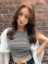 ロンド ストラーダ 心斎橋(Lond strada)&nbsp;韓国前髪顔周りロング×デザインカラー[心斎橋/髪質改善]