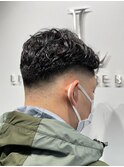 スキンフェードコテパーマ濡れパンマッシュパーマ[銀座<理容室>]