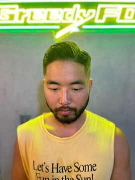 グリーディーフォックス 代々木(Greedy FOX) アップバング/ツーブロックマッシュ/束感/波巻き[シェービング]