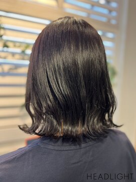 ソーエン ヘアー エイト 札幌駅前店(soen hair eight by HEADLIGHT) ダークアッシュ×外ハネボブ_751M15195