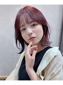 大人レイヤーボブミニボブ韓国風ダブルカラー髪質改善/10代20代