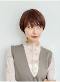 20代30代40代50代/丸みショート/クビレ/前髪あり/表参道