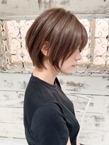 ロンド ロワール 門前仲町(Lond Loire)&nbsp;前髪顔周りレイヤー髪質改善白髪染めショートボブ門前仲町0617