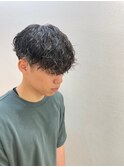 メンズパーマ_アイブロウワックス