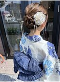 浴衣ヘアアレンジ