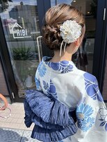 ヒビ(HIBI)&nbsp;浴衣ヘアアレンジ