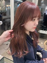 ガーデンヨコハマ(GARDEN YOKOHAMA) ブリーチなしダブルカラーピンクブラウンロングメルティカラー