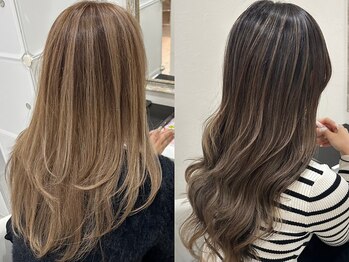 ヘアーバイフォーク 琴似店(Hair by VORK)の写真/《琴似/札幌》ナチュラルハイライトで大人の白髪染め＊ダメージレス白髪ぼかし◆ケアブリーチもあり◎