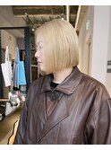 【ブリーチ有】ブロンドボブ