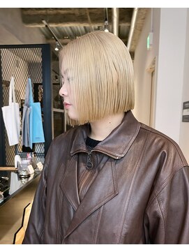 クリアオブヘアー リット(CLEAR of hair LiT) 【ブリーチ有】ブロンドボブ