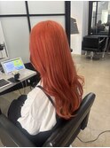 高発色オレンジカラー