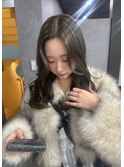 【透明感】アッシュグレージュ
