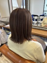 クラス リノ(CLASS lino) ハイライトカラー×外ハネミディでおしゃ可愛スタイル♪