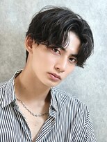 エース(ACES)&nbsp;センターパートルーズツイスパ緩めパーマツーブロック