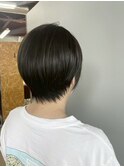 ツヤ黒髪ショート