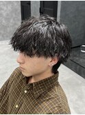 ツイストスパイラルパーマ/マッシュウルフ