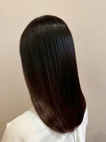 イーストハムヘッドショップ(EAST HAM head shop) 髪質改善/艶髪ストレート/ダークブラウン