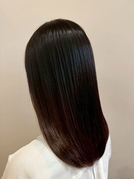 イーストハムヘッドショップ(EAST HAM head shop) 髪質改善/艶髪ストレート/ダークブラウン