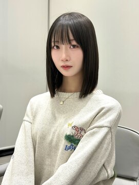 パルス ヨコハマ(PULSE yokohama) タッセルボブ/前髪ぱっつん/切りっぱなしボブ