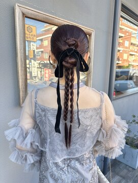 お呼ばれヘア×カチモリヘア