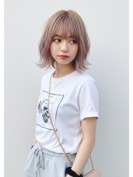 ブリックバイブレイス 千葉 千葉中央(brick by brace) 千葉駅/着物ヘア/大人ガーリー/ダークアッシュ/似合わせカット