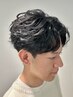 【フェザーパーマ】メンズカット/メンズパーマ/修復Tr/眉Ct