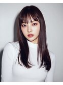 HE:ARTSオリジナル×黒髪ロング韓国スタイル