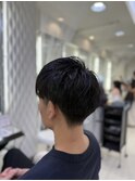 春◎社会人メンズ短髪パーマなしワックスで決まるビジネス