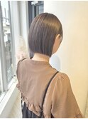 シアグレージュ・ぱつっとボブ