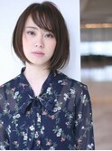 ■M.SLASHセンター南・8-6■透明感黒髪アッシュ大人ピュアミディ