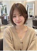 30代40代50代絶壁解消ひし形小顔前下がりレイヤーボブ【亀有】