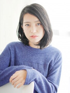 ヘアメイク ナル(hair make nalu) かきあげ前髪の大人カール